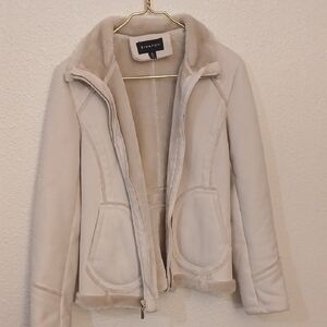 Make Offer!Braeton Cream Teddy Jacket with Soft Textured Material